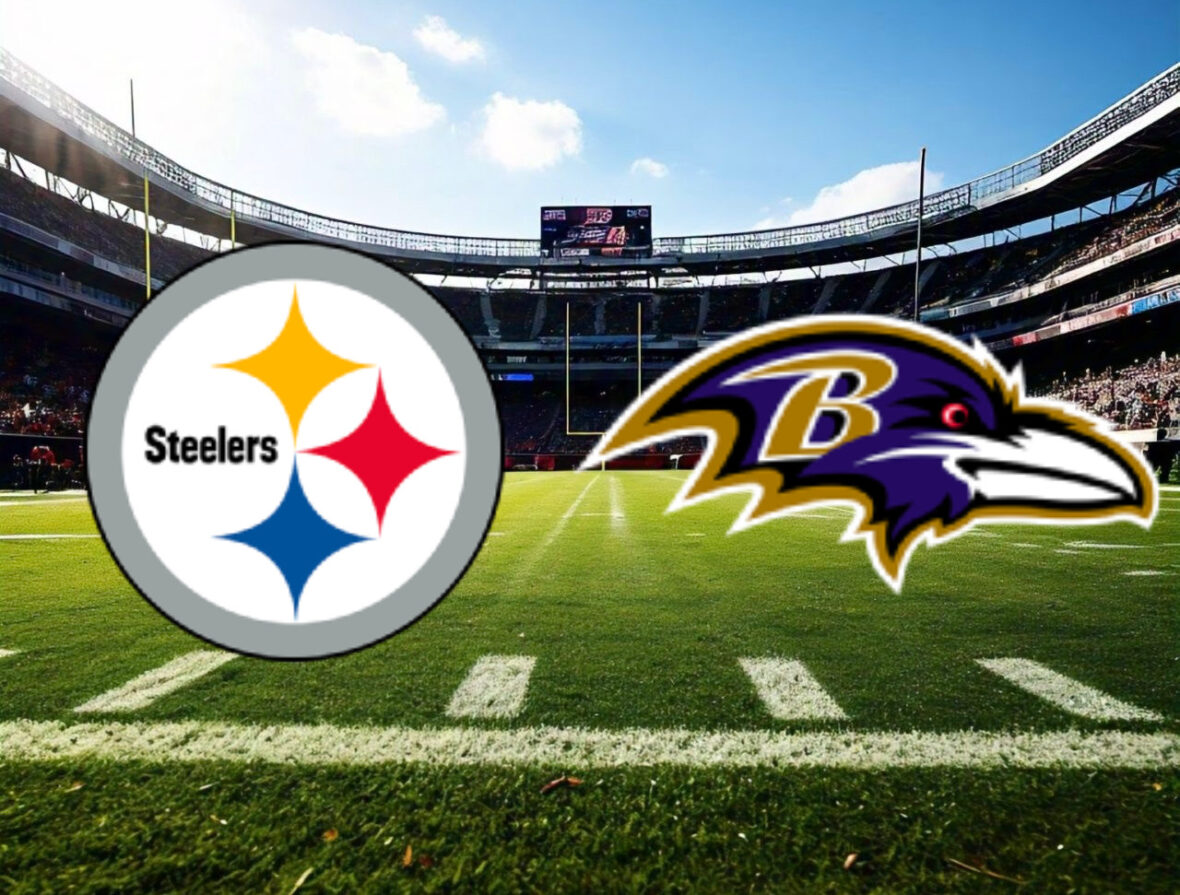 pittsburgh steelers vs baltimore ravens logos wild card