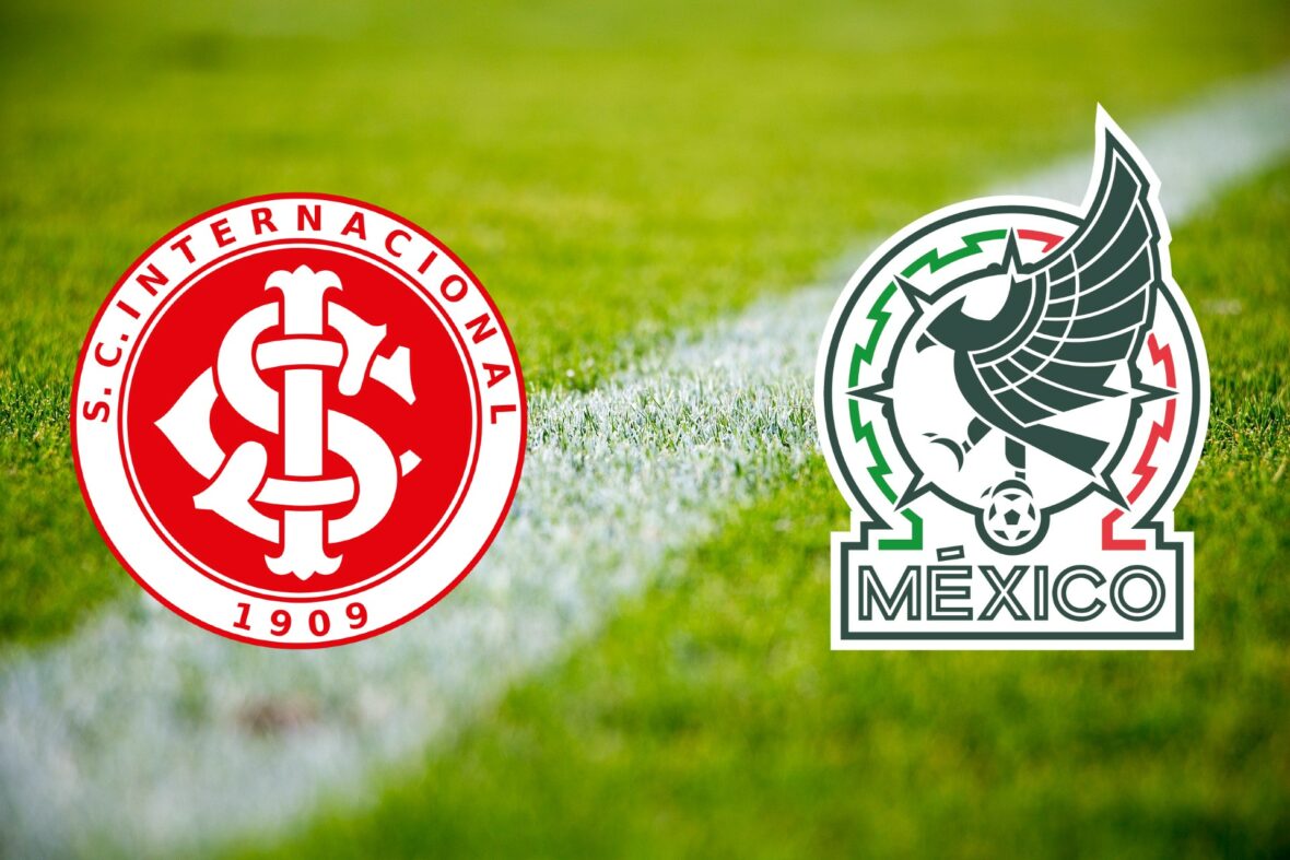 logos de internacional y seleccion mexicana partido amistoso