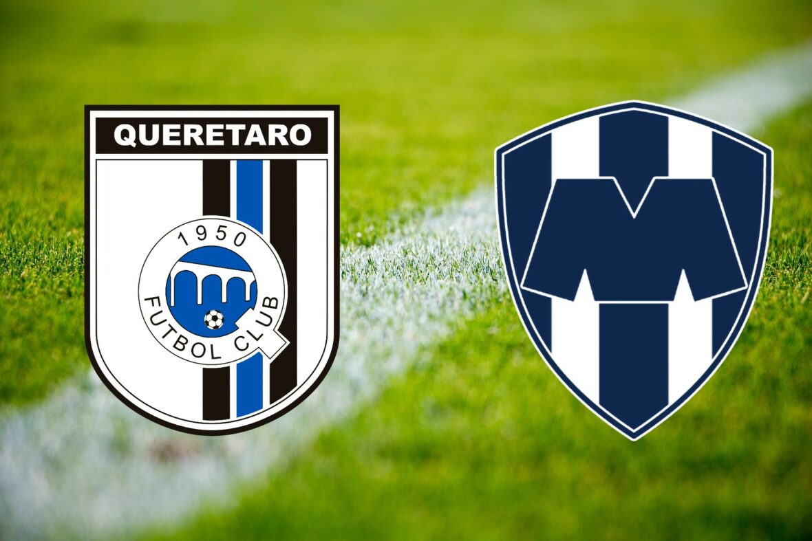 queretaro vs monterrey liga mx clausura 2025 logos