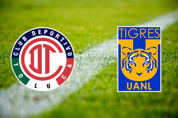 toluca vs tigres liga mx clausura 2025 logos