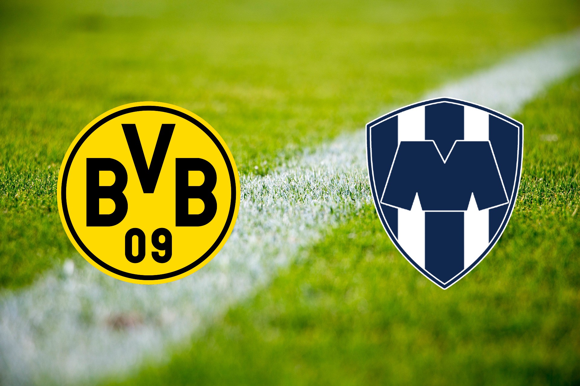 logos borussia dortmund monterrey rayados bvb mundial de clubes fifa club world cup 2025
